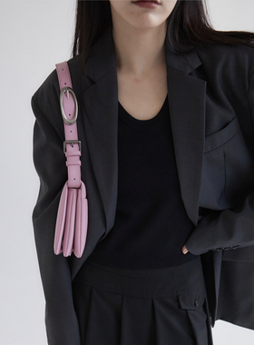 DirtySix /原创 小坂三明治 3色 牛皮三层小方包