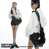 柔软轻量 DirtySix 单肩斜挎包 摇滚复兴 宽肩带 原创 查查牛角