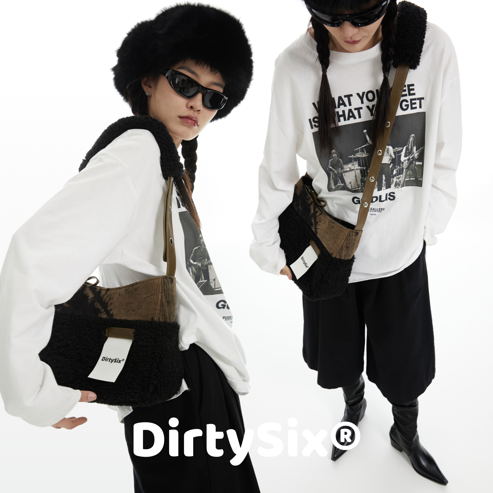 DirtySix原创大墨孤烟复古马鞍