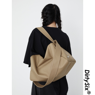 DirtySix 岩武奶酪 大容量柔柔软软 单肩斜挎包 原创