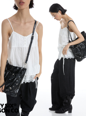 DirtySix 2025SS 原创 Haji 空山托特包 retro cyber 复古机车包