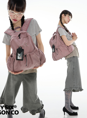 DirtySix 2025SS 原创 丹尼尔 尼龙大容量 抽绳双肩包