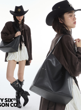 DirtySix 2025AW 原创 唱诗鼓手 drum 极简与摇滚 小铆钉大托特