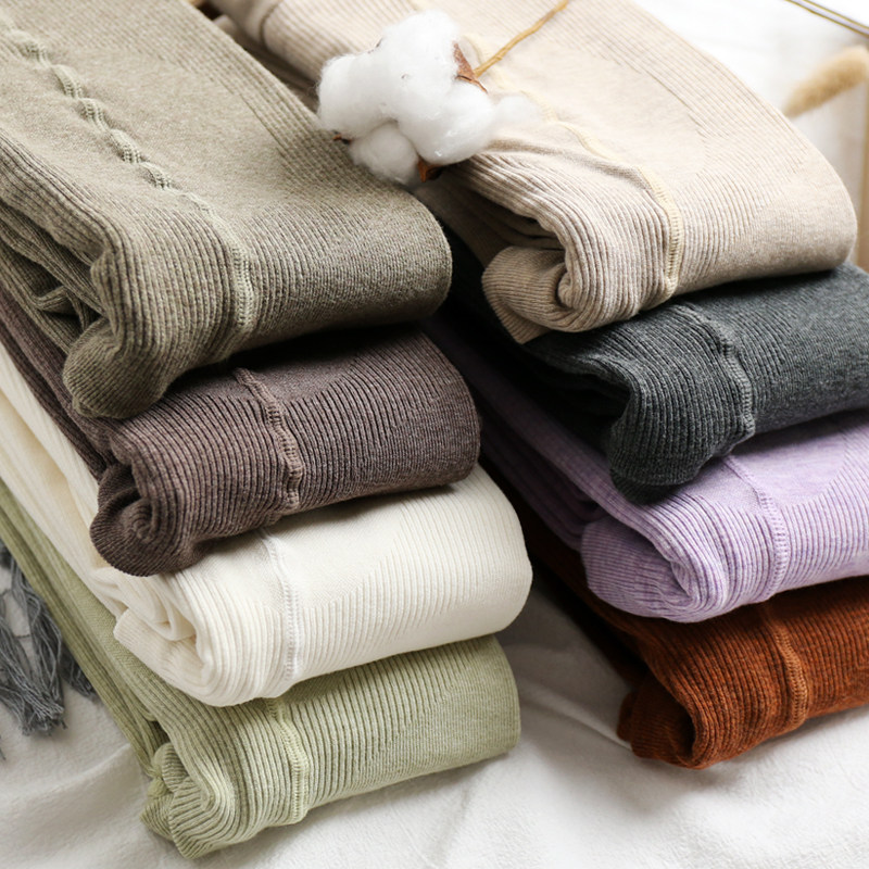 春秋新加绒毛哑光防滑连脚棉线针织打底裤条纹螺纹显瘦紧身打底袜,女装/女士精品,打底裤,淘宝优惠券,粉丝福利购,淘宝优惠卷