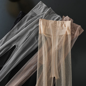 袜夏季 防走光美腿丝袜女超薄款 性感黑色隐形t裆肉色连裤 网红丝袜