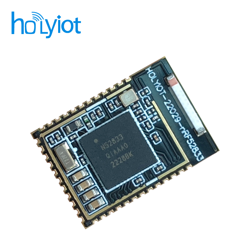 Nordic nRF52833蓝牙模块BLE5.3多IO口多协议陶瓷天线二次开发