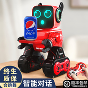 đồ chơi robot Đồ chơi robot thông minh dành cho trẻ em đối thoại bằng giọng nói điều khiển từ xa cô gái lập trình giáo dục sớm câu đố kể chuyện cậu bé quà tặng đồ chơi robot