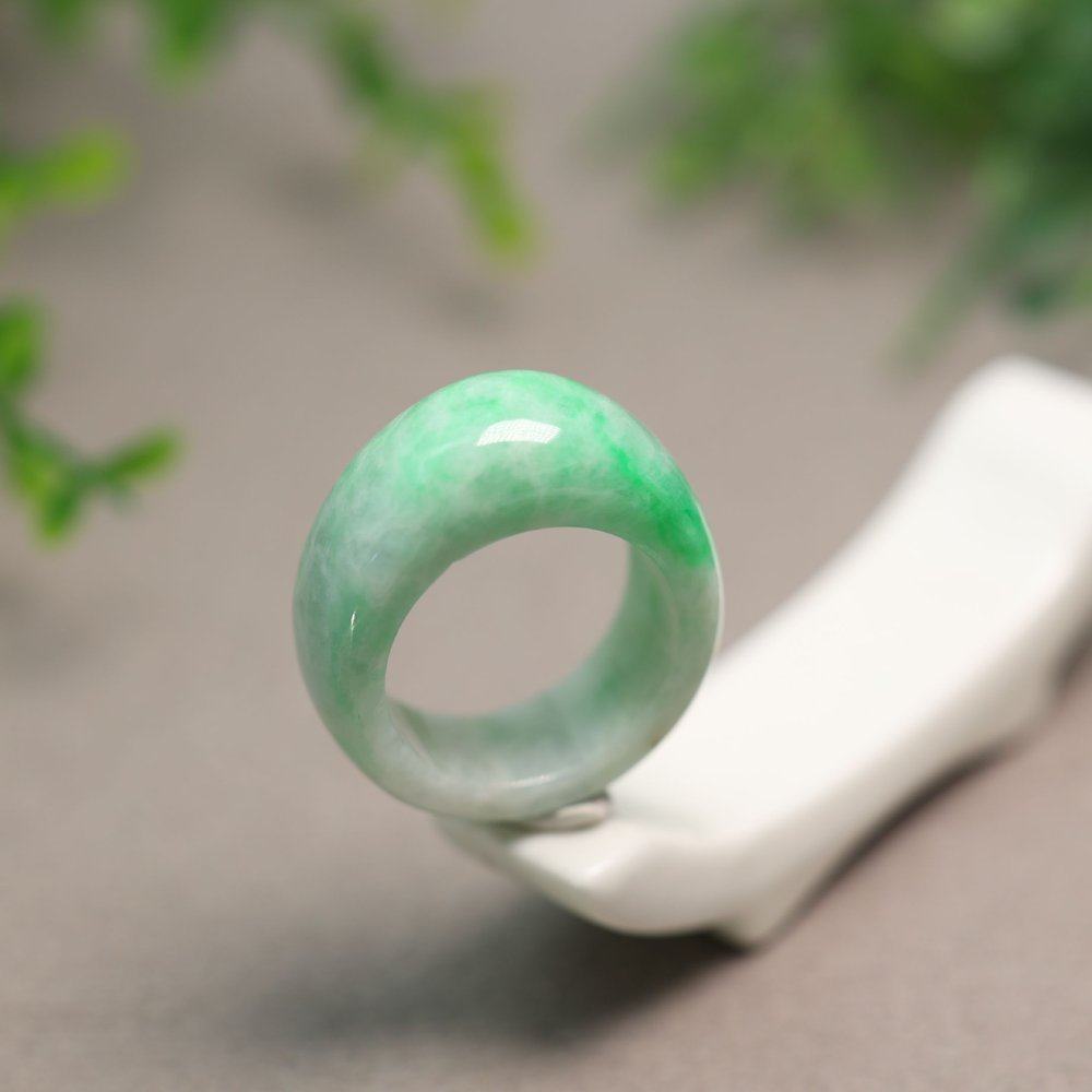 #G849飘阳绿色天然A货翡翠戒指指环 26号圈口男士戒指,珠宝/钻石/翡翠,戒指/指环,淘宝优惠券,粉丝福利购,淘宝优惠卷
