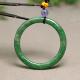 特价 B996糯底满绿天然A货翡翠袈裟环圆环吊坠挂坠