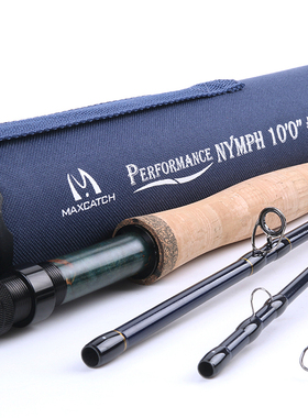 麦凯诗飞钓竿欧若虫碳素2-4号飞蝇杆中快调湿蝇Performance-Nymph