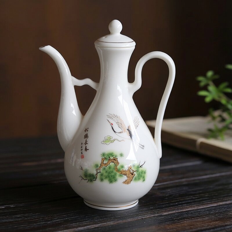 陶瓷酒壶白酒分酒器家用单品