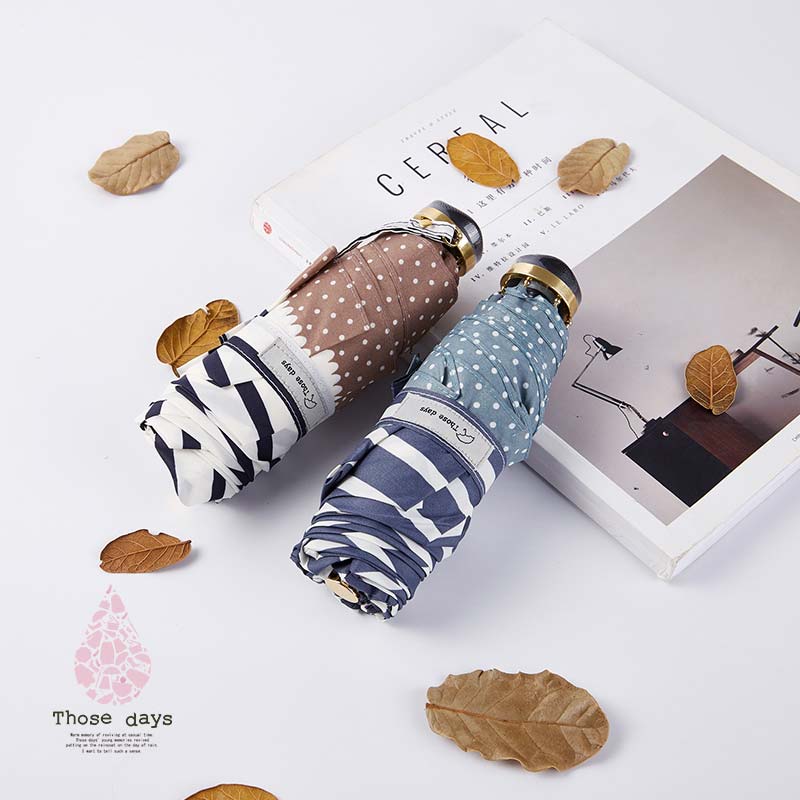 日本thosedays迷你波点五折伞