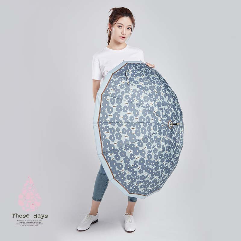 日本those骨抗风太阳花长柄伞