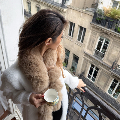 百搭冬狐狸毛环保皮草超保暖围脖