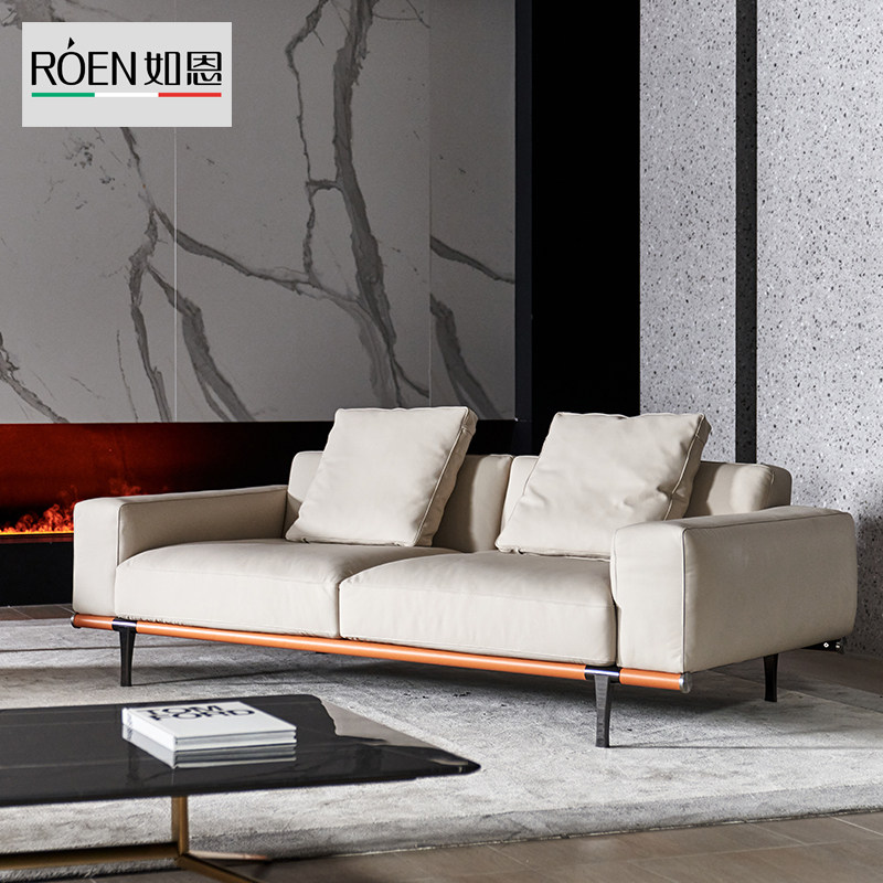 如恩 poltrona frau柏秋纳弗洛let it be真皮沙发三人位沙发cb138