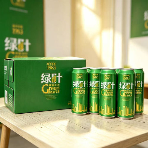 成都雪花绿叶1983啤酒500ml*12罐