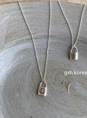 韩国迷你小锁头东大门ins银链