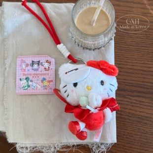 包邮运动系列网球学院HelloKitty凯蒂猫毛绒钥匙扣包包挂件小玩偶