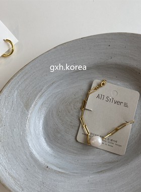 【葛小花GXH】 韩国 s925银手链韩时髦简ins风小众设计款圆珠手链