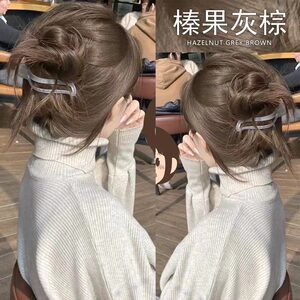 榛果灰棕色染发剂免漂显白流行色