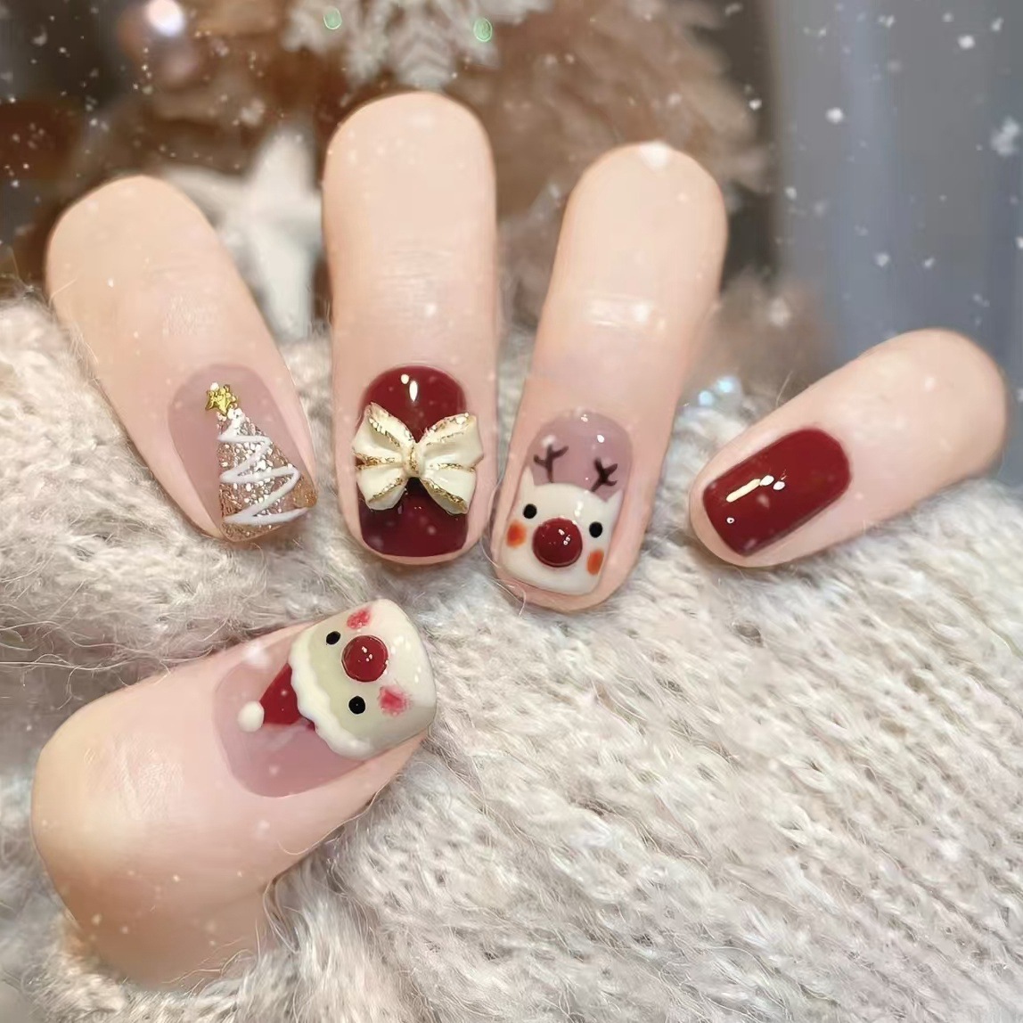 纯手工可拆卸卡通圣诞款中国大陆