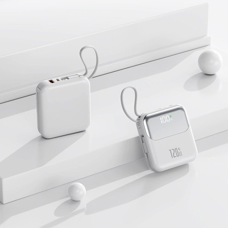 【3c认证】新款自带双线超级快充20000毫安大容量移动电源充电