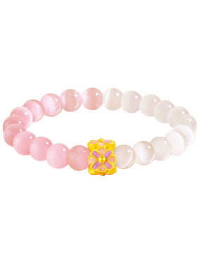 老庙鎏彩浪漫繁花串珠手串