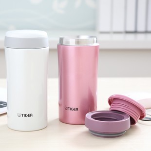 日本虎牌不锈钢保温杯350ml真空泡茶杯儿童男女士商务水杯子MMK45