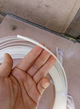 三角形德国进口PVDF焊条，白色直径3MMPVDF塑料焊条，耐高温焊条