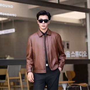 男士皮衣2026新款今年流行爆款真皮外套夹克海宁春秋款头层牛皮潮