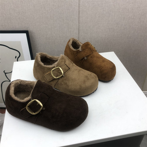 加绒保暖勃肯鞋休闲棉鞋