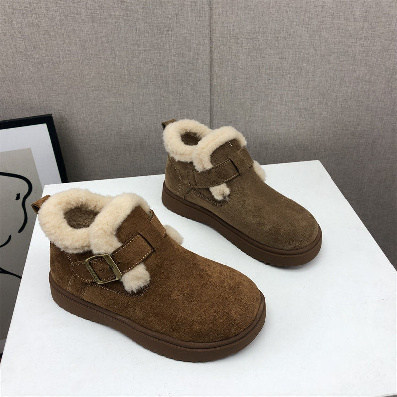 品牌断码靴子女2025新款冬款加厚保暖圆头平底软底雪地靴日常短靴,女鞋,时尚雪地靴,淘宝优惠券,粉丝福利购,淘宝优惠卷