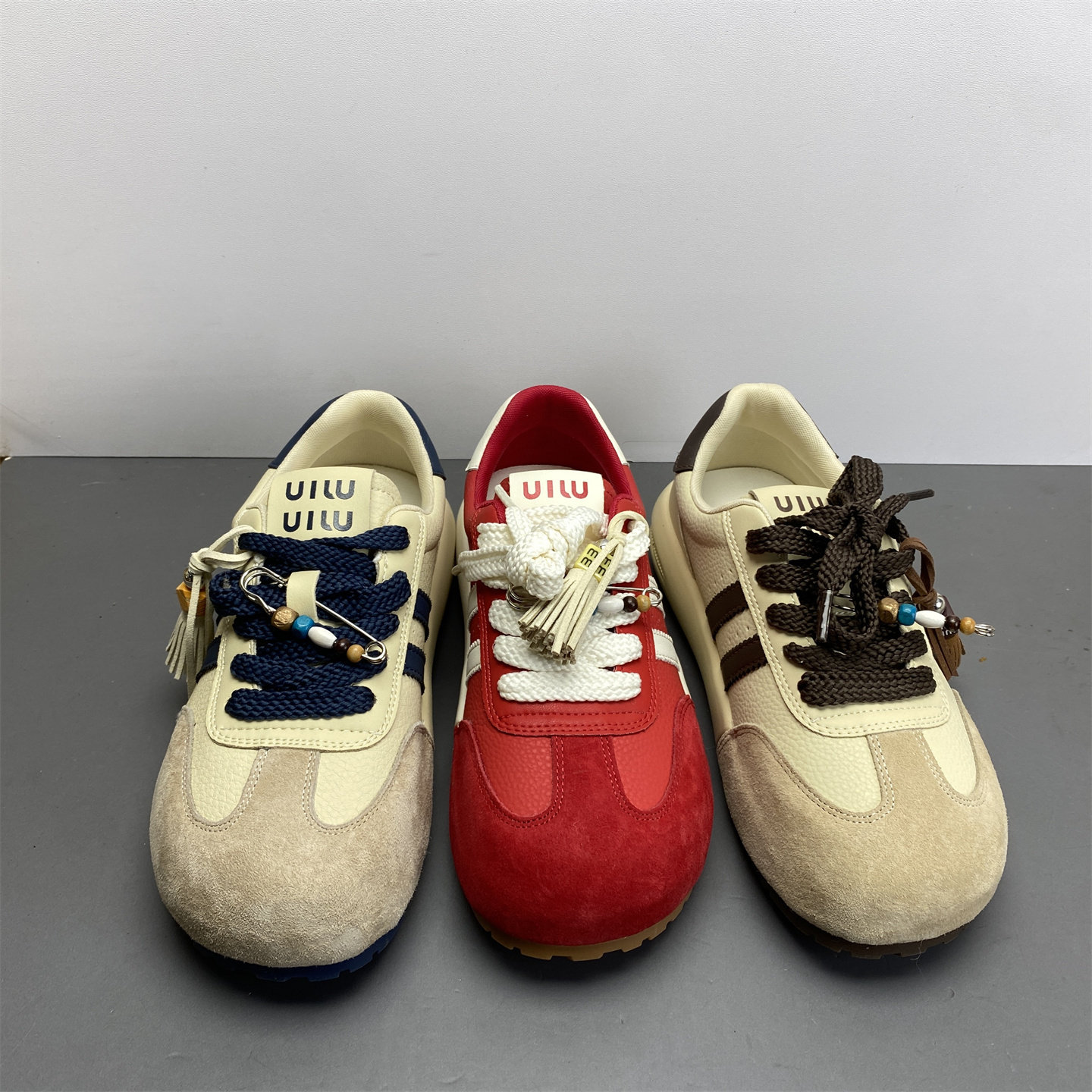 品牌撤柜真皮女鞋2025新款冬季牛皮时尚百搭系带圆头平底德训鞋女,女鞋,时尚休闲鞋,淘宝优惠券,粉丝福利购,淘宝优惠卷