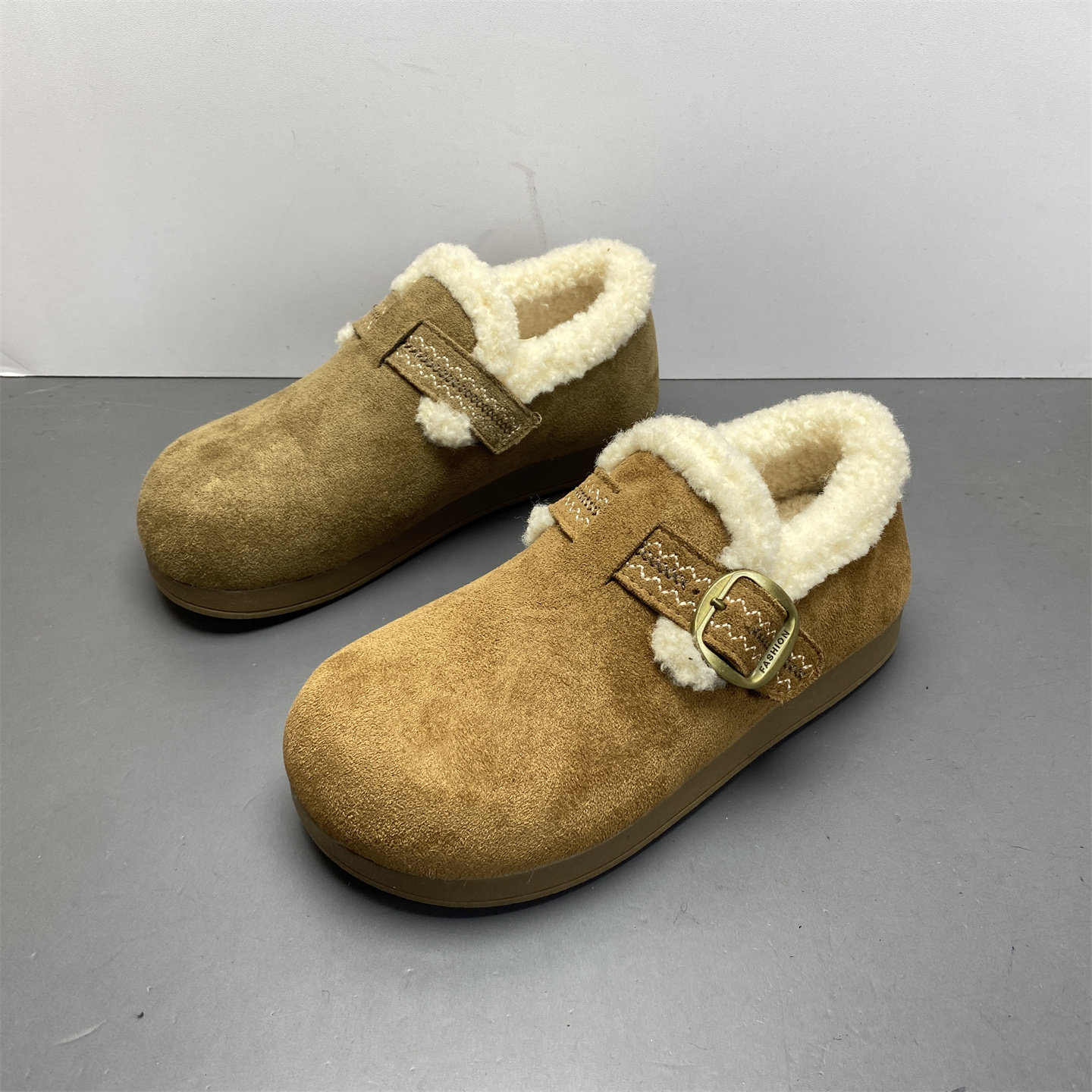 品牌撤柜女鞋2025新款冬季时尚休闲平底软底加厚保暖百搭勃肯鞋女,女鞋,勃肯鞋/软木鞋,淘宝优惠券,粉丝福利购,淘宝优惠卷