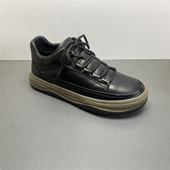 真皮男鞋 2025年新款 男冬款 断码 头层牛皮系带圆头平底保暖休闲皮鞋