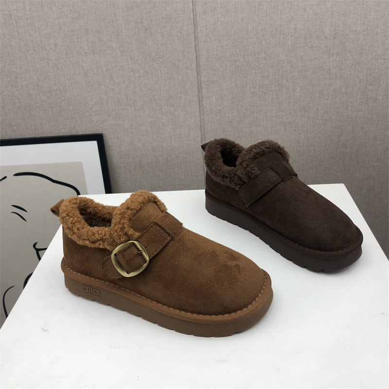 品牌撤柜女鞋2025新款冬季时尚加厚保暖勃肯鞋圆头平底软底单鞋女,女鞋,勃肯鞋/软木鞋,淘宝优惠券,粉丝福利购,淘宝优惠卷