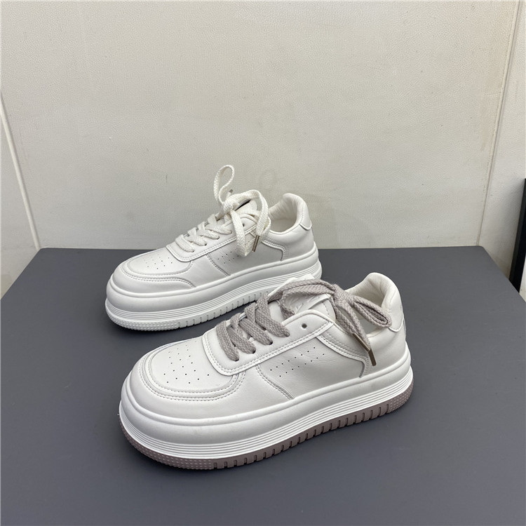 厚底松糕底增高百搭板鞋