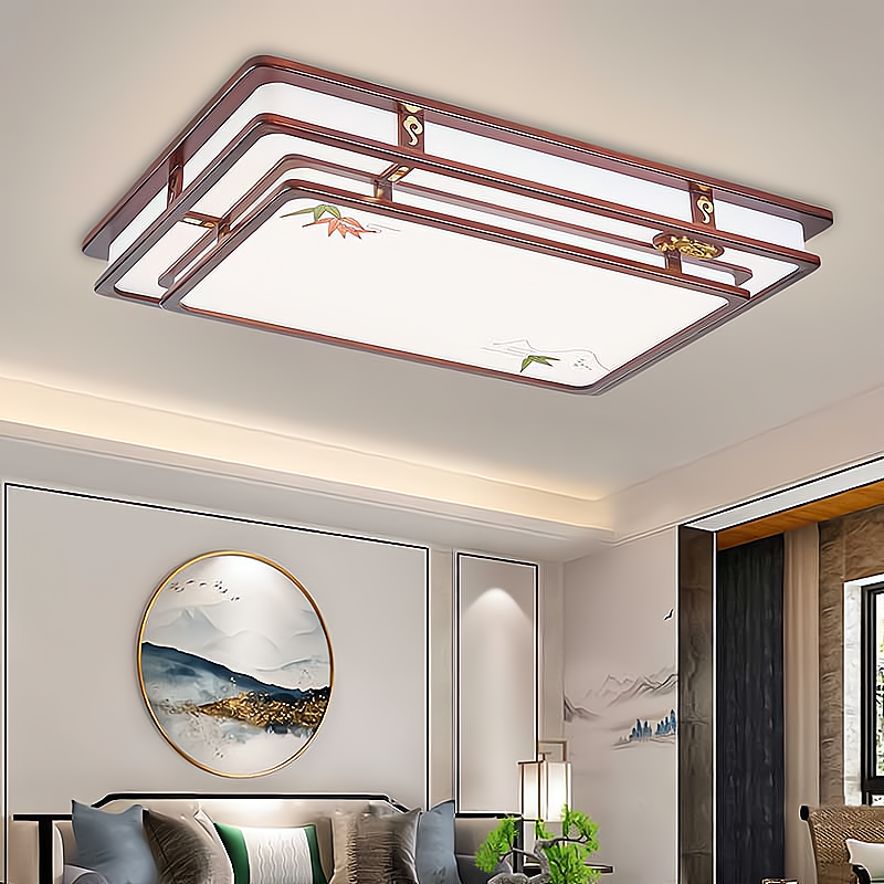 新中式客厅吸顶灯2025新卧室灯具