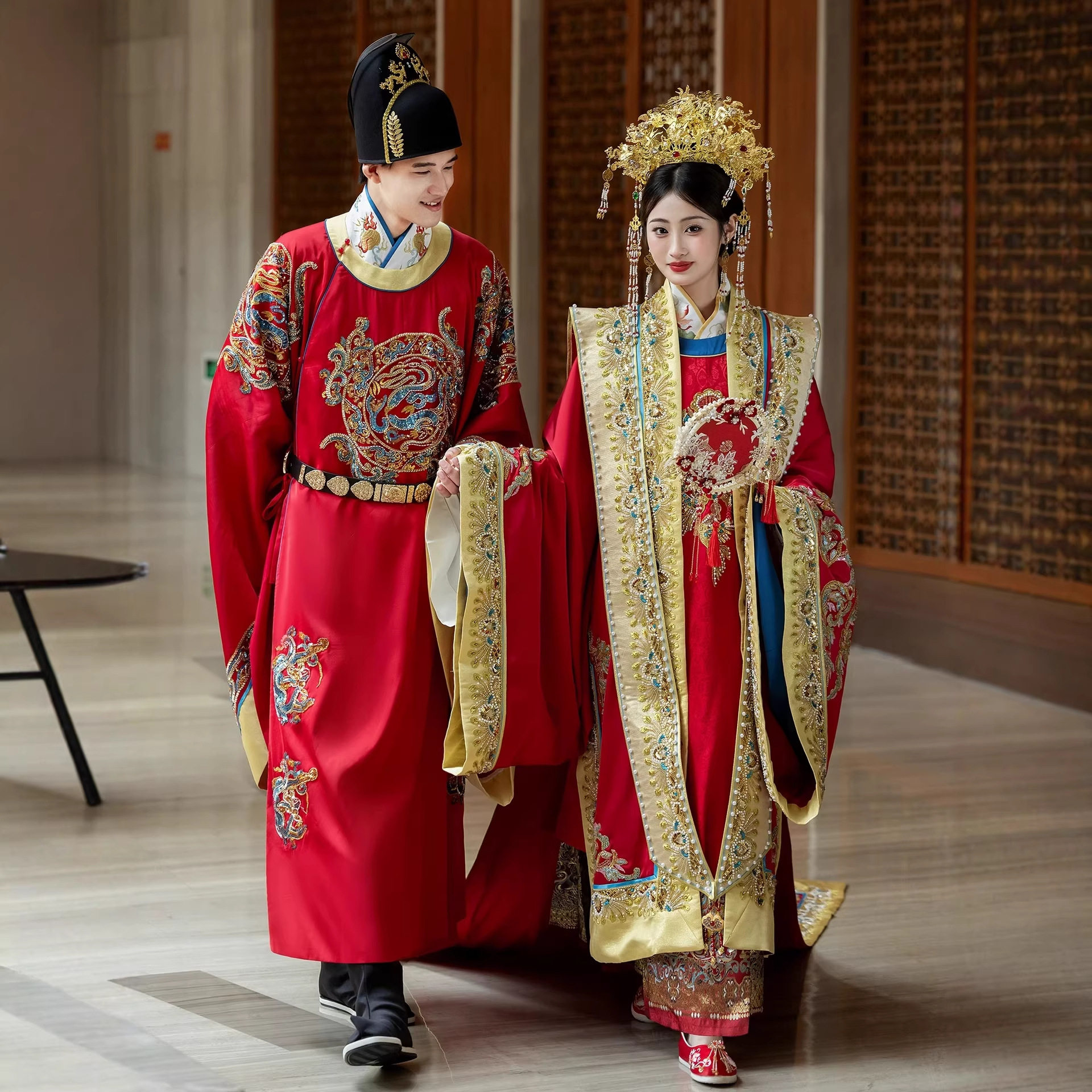 明制汉服婚服2026新款新娘结婚古装嫁衣凤冠霞帔婚服全套中式婚礼