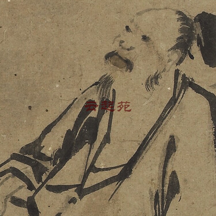宋米芾听瀑图X高清电子图片142M装饰宣传素材
