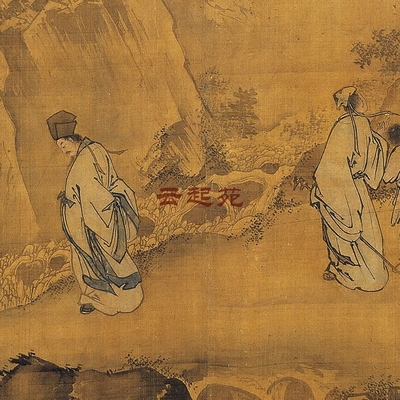 明王世昌俯瞰激流图X高清电子图片71M装饰宣传素材