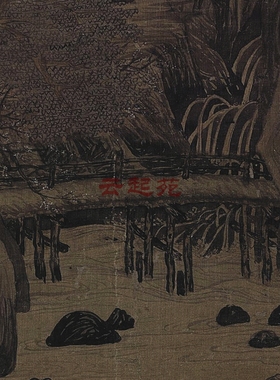 明唐寅奇峰高隐图Z高清电子图片169M装饰宣传素材