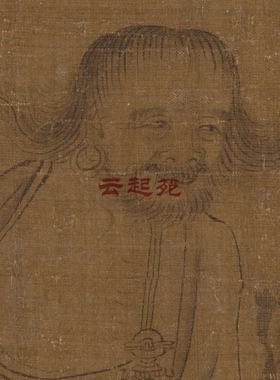 元任仁发罗汉图X高清电子图片116M装饰宣传素材