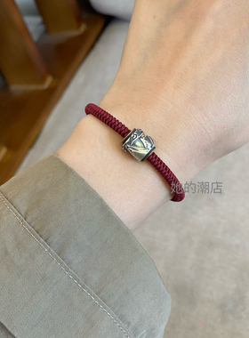 海誓山盟情侣手链手工编制金刚结手绳本命年红绳男女