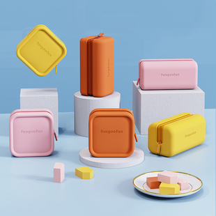 硬壳化妆包防水防尘化妆刷化妆品口红收纳包大容量时尚可爱手拿包