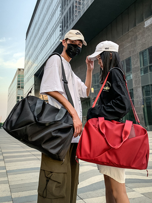 运动风韩版可上飞机手提袋健身包