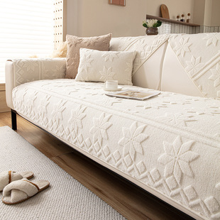 直排防滑坐垫子沙发盖布巾 通用一片式 2025新款 高级感皮沙发垫四季