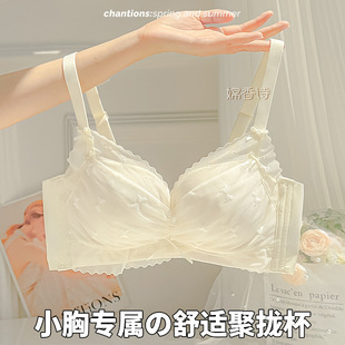 2025新款 内衣女士小胸聚拢显大调整型无钢圈收副乳防下垂夏季
