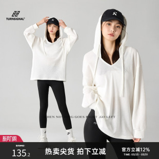 宽松休闲连帽防晒罩衫 T恤女2026新款 运动上衣 Signal潮牌长袖 Turn