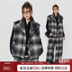 TurnSignal格纹棉马甲长裤 两件套 加厚休闲时尚 套装 女冬2025新款
